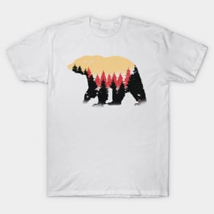 wild bear awesome nature design T-Shirt